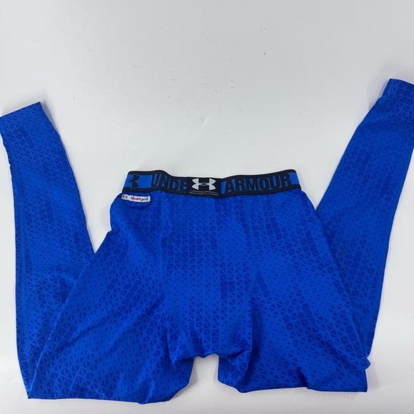 Under Armour Royal Blue Geometric compression Pants - Picture 9 of 11
